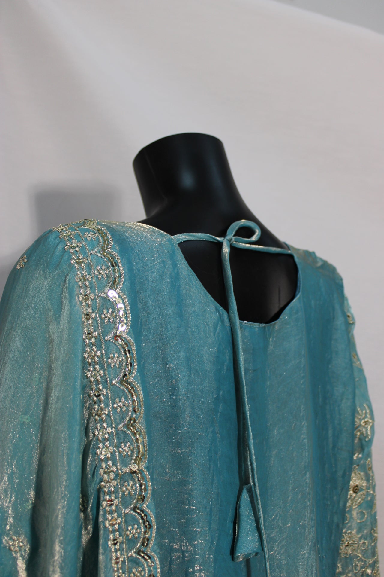 Blue Embroidered Panjabi Set